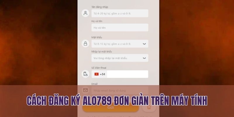 Cách đăng ký Alo789 đơn giản trên máy tính